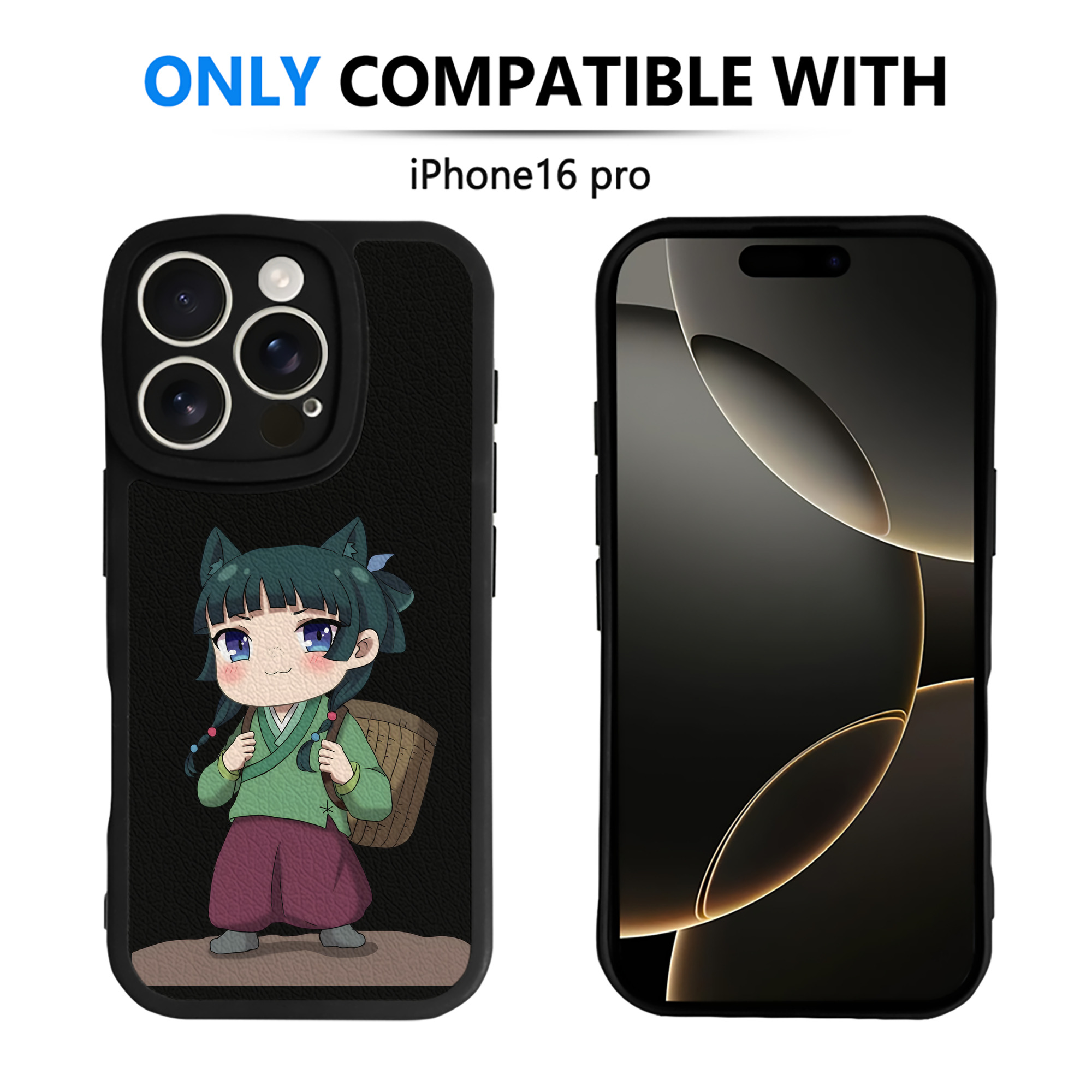 薬屋のひとりごと The Apothecary Diaries 【iPhone 16シリーズ対応】シリコンスマホケース（レザー調） 材質：シリコン